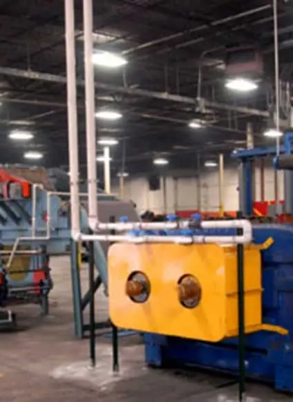 Scrap rubber compound milling and blending machinery processing uncured rubber into high-grade recycled material.